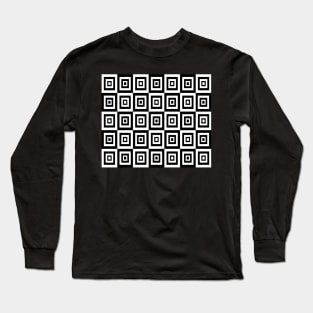 Abstract geometric pattern - black and white. Long Sleeve T-Shirt